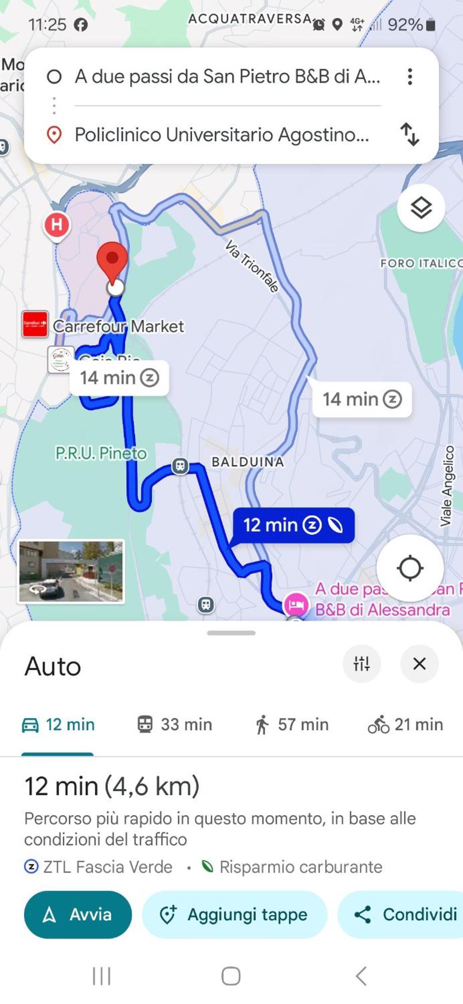 로마 A Due Passi Da San Pietro B&B 외부 사진